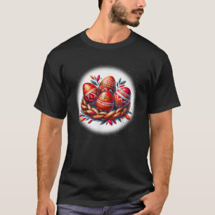 Christus is verrezen Grieks-Russisch Oosters-ortho T-shirt