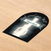 Christus is verrezen met Pasen Acryl Uitnodigingen (Laagn)