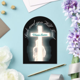 Christus is verrezen met Pasen Acryl Uitnodigingen