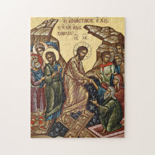 Christus is verrezen Orthodoxe christelijke icoon Legpuzzel