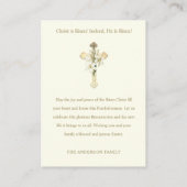 Christus is verrezen" Orthodoxe Paasfeest Kaart me Plaatskaartje (Achterkant)