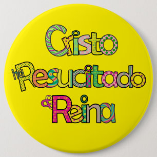 Christus is verrezen, Yle Esp I Ronde Button 6,0 Cm