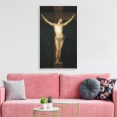 Christus (Jezus aan het kruis) (door Goya) Canvas Afdruk (Insitu (Woonkamer))