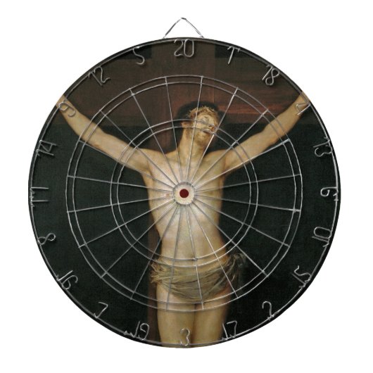 Christus (Jezus aan het kruis) (door Goya) Dartbord (Voorkant)