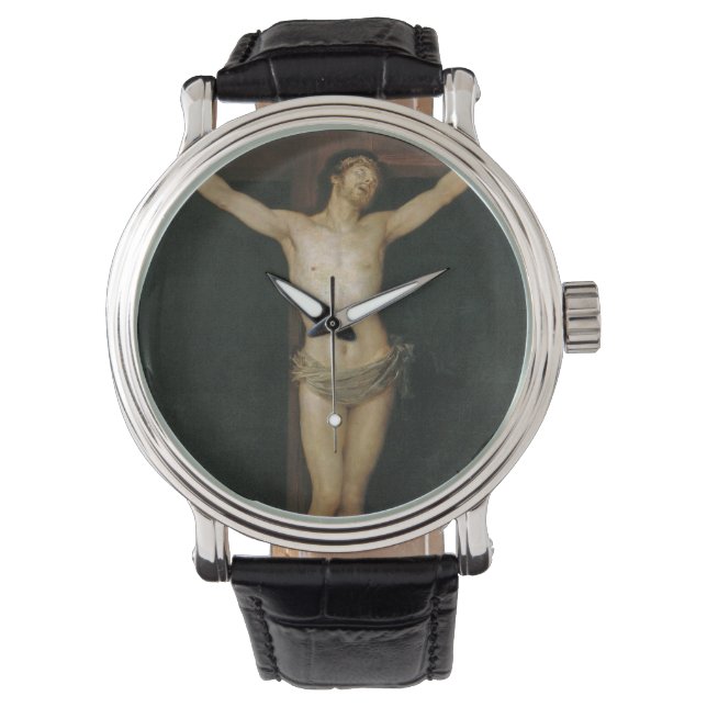 Christus (Jezus aan het kruis) (door Goya) Horloge (Voorkant)