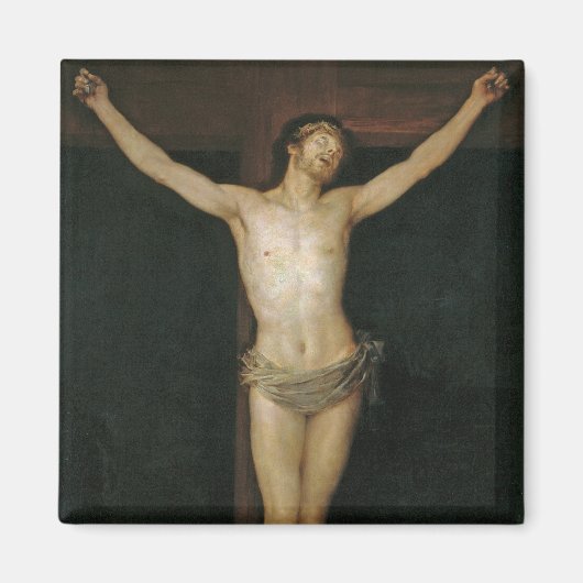 Christus (Jezus aan het kruis) (door Goya) Magneet (Voorkant)