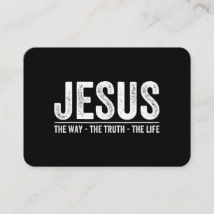 Christus Jezus De Weg. De Waarheid. Het Leven Geze Visitekaartje