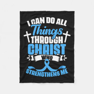 Christus Jezus Diabetes Krijger Diabetische Diabet Fleece Deken