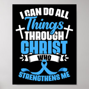 Christus Jezus Diabetes Warrior Diabetische Diabet Poster