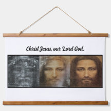Christus Jezus hangende tapijt