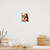 Christus Jezus Meme | Grappige Jezus Ik Zag Het Poster (Keuken)
