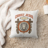 Christus Jezus Vintage Leeuw Geloof Kussen (Deken)