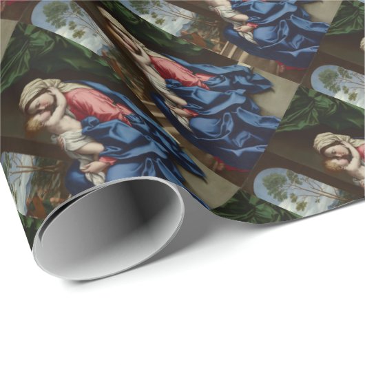 Christus Kind Embrak Zijn moeder Cadeaupapier (Rol Hoek)