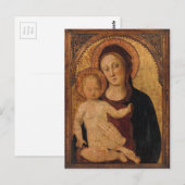 Christus Kind in Arch met Moeder Briefkaart (Voorkant / Achterkant)