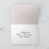 Christus Kind in Barn Manger Kaart (Binnen)