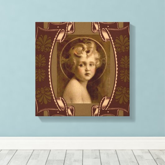  Christus Kind Jezus Het licht van de wereld Canvas Afdruk (Insitu (Houten vloer))