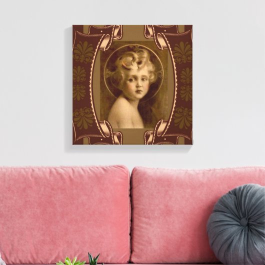 Christus Kind Jezus Het licht van de wereld Canvas Afdruk (Insitu (Woonkamer))