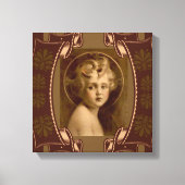 Christus Kind Jezus Het licht van de wereld Canvas Afdruk (Voorkant)