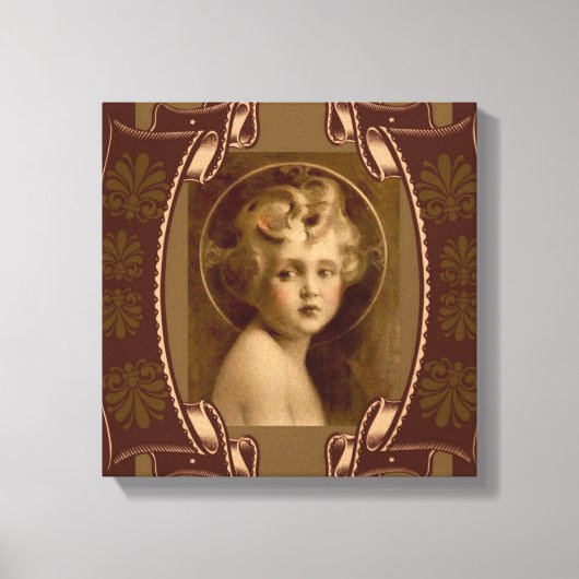  Christus Kind Jezus Het licht van de wereld Canvas Afdruk (Voorkant)