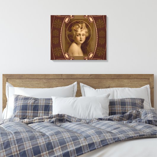 Christus Kind Jezus Het licht van de wereld Canvas Afdruk (Insitu (Slaapkamer))