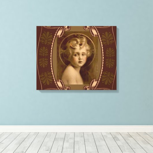  Christus Kind Jezus Het licht van de wereld Canvas Afdruk (Insitu (Houten vloer))