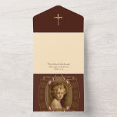  Christus Kind Jezus Religieuze Schrift All In One Uitnodiging (Binnen)