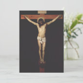 Christus Kroatisch door Diego Velazquez Save The Date (Staand voorkant)