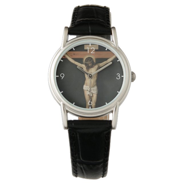Christus Kroatisch op het Kruis (geloof) (Velazque Horloge (Voorkant)