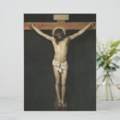 Christus Kroatisch op het Kruis (geloof) (Velazque Kaart (Staand voorkant)