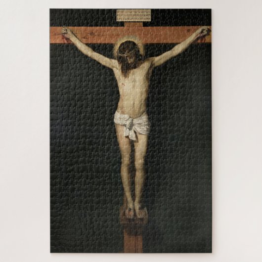 Christus Kroatisch op het Kruis (geloof) (Velazque Legpuzzel (Verticaal)