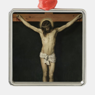 Christus Kroatisch op het Kruis (geloof) (Velazque Metalen Ornament