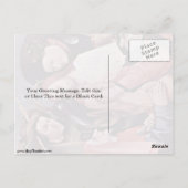 Christus kruipt met Thorns. Door Hieronymus Bosch Briefkaart (Achterkant)