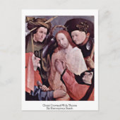 Christus kruipt met Thorns. Door Hieronymus Bosch Briefkaart (Voorkant)