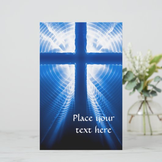 Christus Kruis Briefpapier (Staand voorkant)