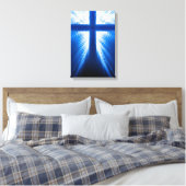Christus Kruis Canvas Afdruk (Insitu (Slaapkamer))