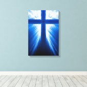 Christus Kruis Canvas Afdruk (Insitu (Houten vloer))