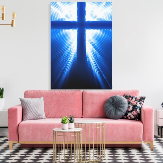 Christus Kruis Canvas Afdruk (Insitu (Woonkamer))