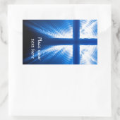 Christus Kruis Rechthoekige Sticker (Tas)