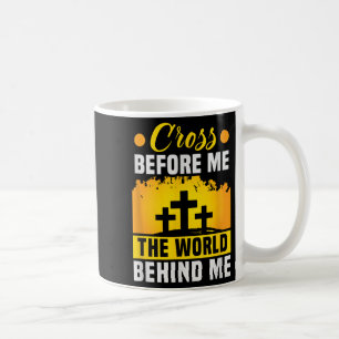 Christus kruis voor mij de wereld achter mij Chris Koffiemok