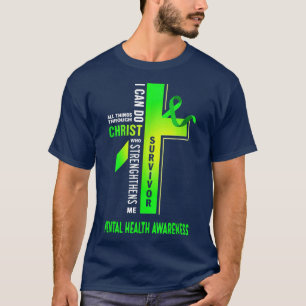 Christus kruising Mental Health Awareness 651 T-shirt