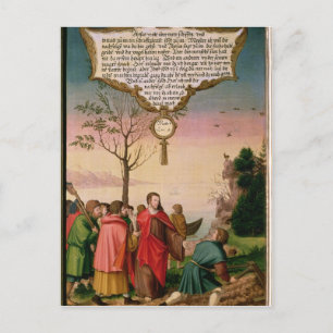 Christus leert zijn discipelen briefkaart