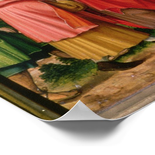 Christus leert zijn discipelen poster (Hoek)