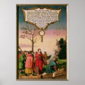 Christus leert zijn discipelen poster (Voorkant)