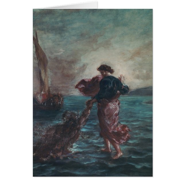 Christus loopt op water (Voorkant)