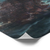 Christus loopt op water poster (Hoek)