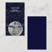 Christus, maan en sterren visitekaartje (Voorkant / Achterkant)