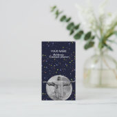 Christus, maan en sterren visitekaartje (Staand voorkant)