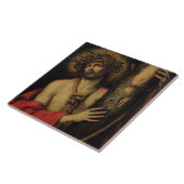 Christus, Man van Sorrows, 1641 (olie op canvas) Tegeltje (Zijkant)