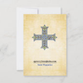 Christus met Bijbel Save The Date (Achterkant)