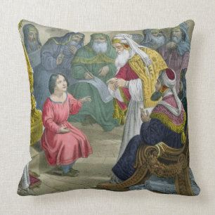 Christus met de Artsen in de tempel, van een bijbe Kussen
